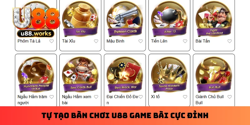 U88 Game Bài - Đột Phá Với Đồ Hoạ 3D Và Tính Đối Kháng Cao
